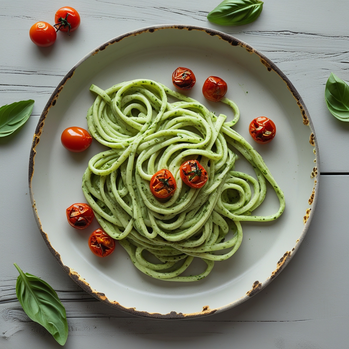 Avocado Pesto Pasta